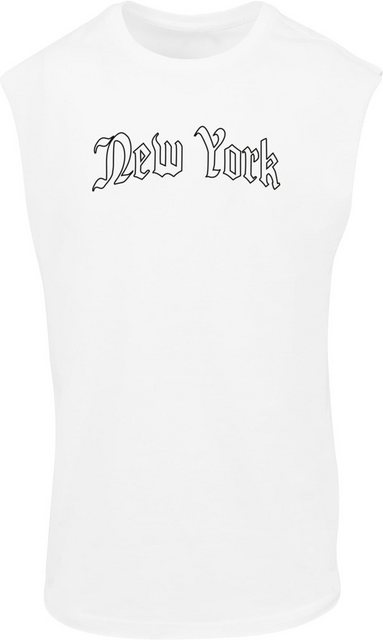 Mister Tee T-Shirt New York Wording Sleeveless Tee günstig online kaufen