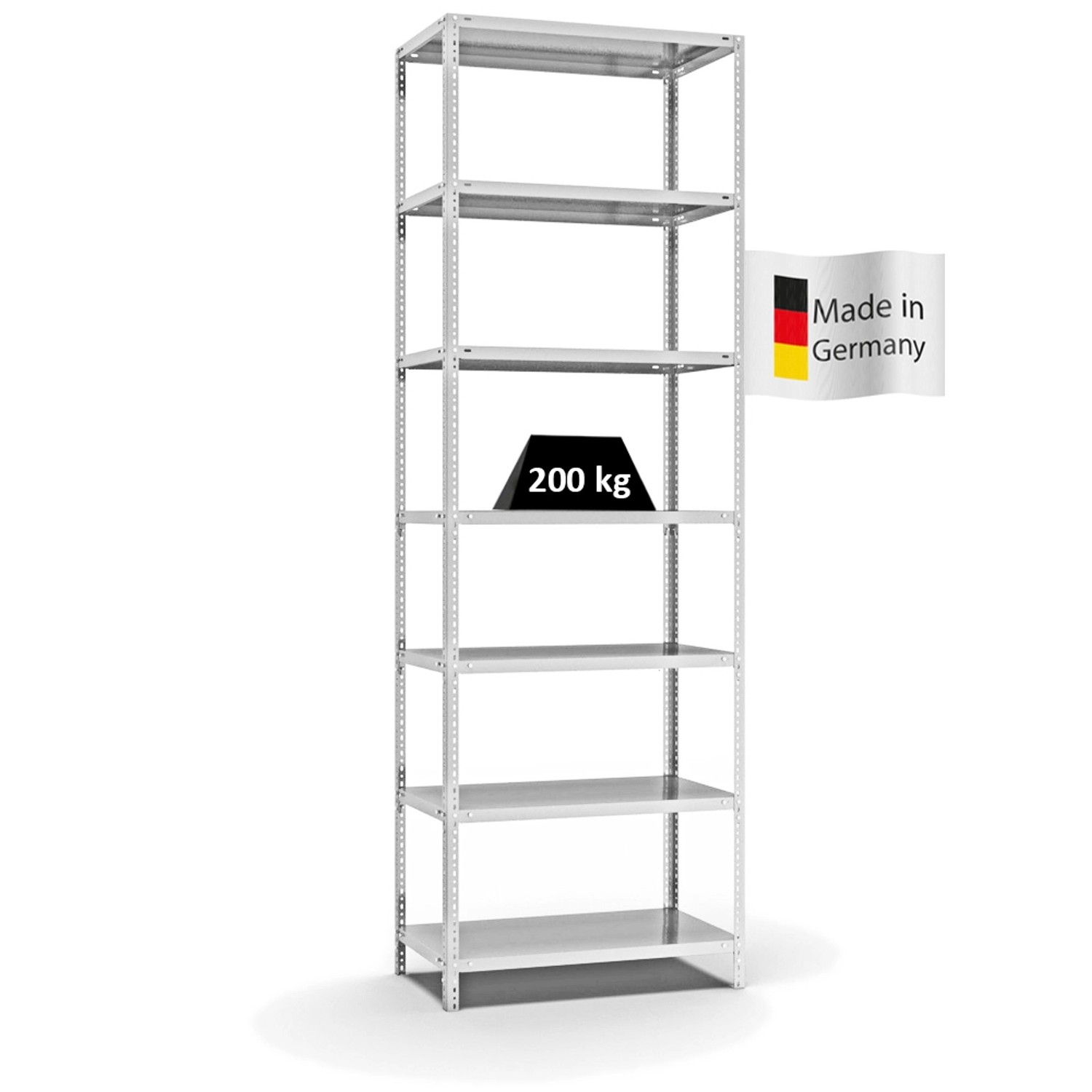 PROREGAL Fachbodenregal Schraubsystem Medium-Duty Grundregal HxBxT 300 x 10 günstig online kaufen