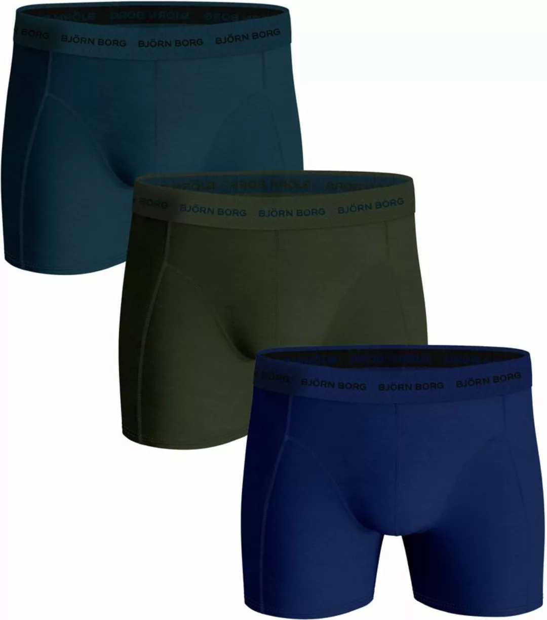 Bjorn Borg Boxers Cotton Stretch 3 Pack Multicolour - Größe XXL günstig online kaufen