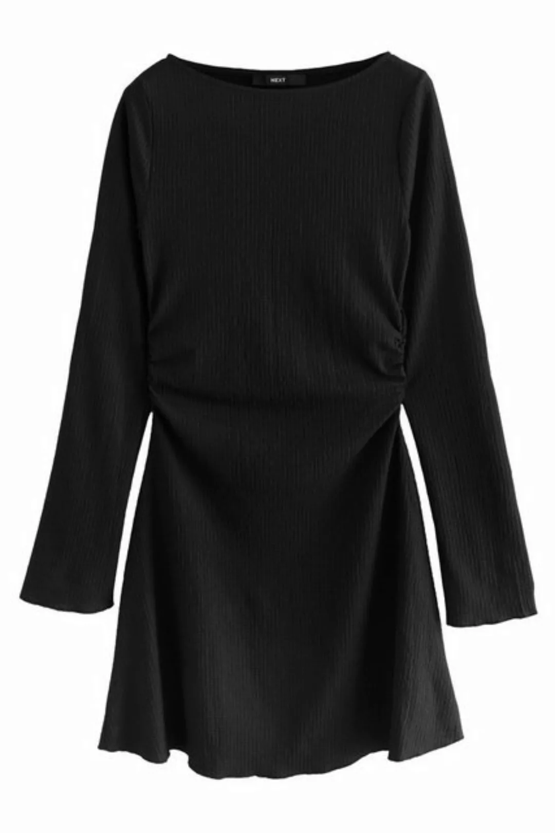 Next Minikleid Langärmeliges, gerafftes Midikleid, Kurzgröße (1-tlg) günstig online kaufen