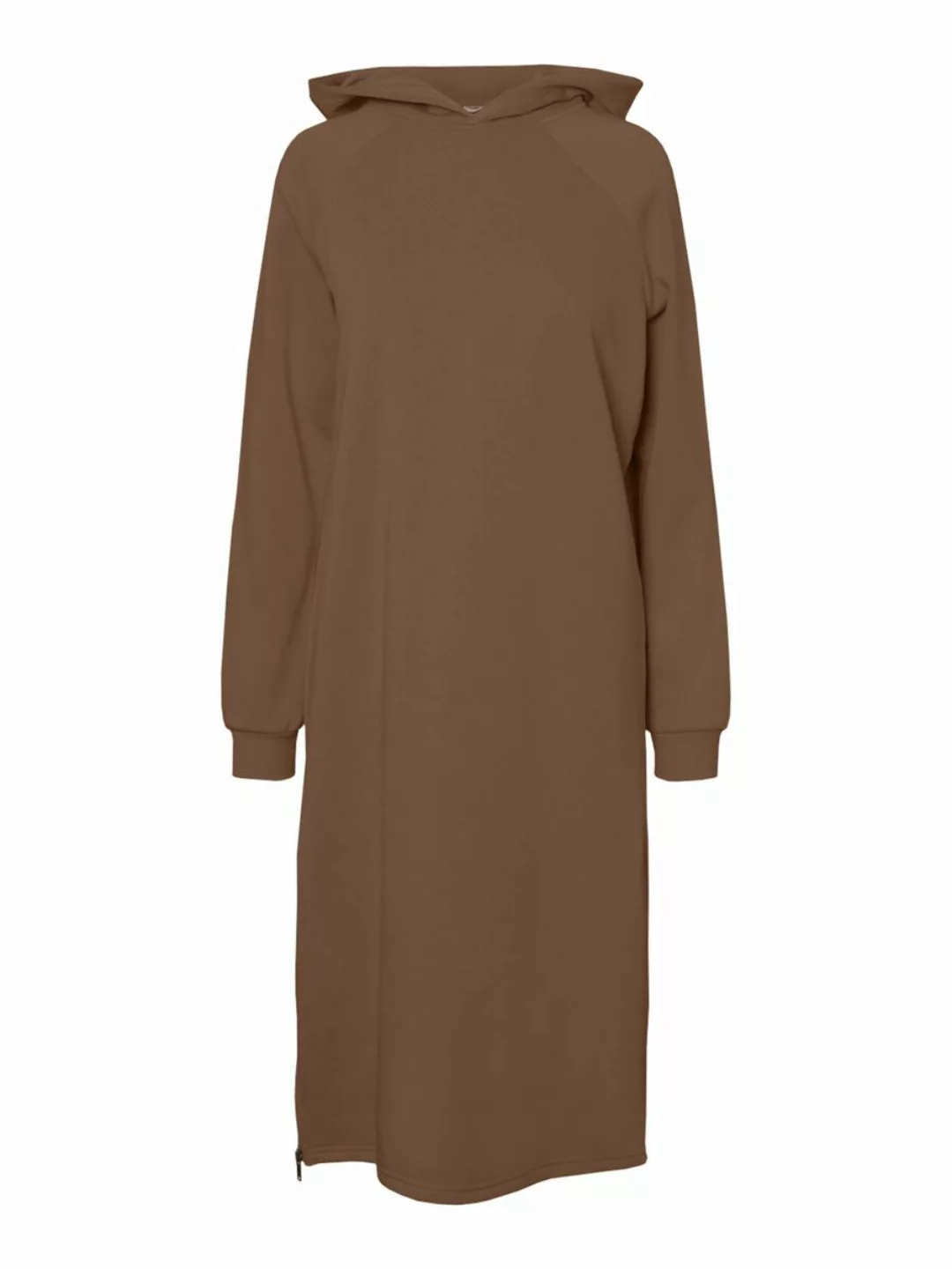 NOISY MAY Longline Sweat Kleid Damen Braun günstig online kaufen