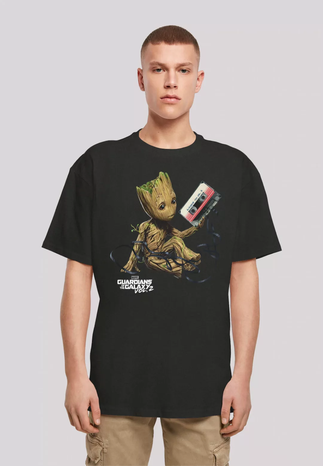 F4NT4STIC T-Shirt "Marvel Guardians Of The Galaxy Vol2 Groot Tape", Print günstig online kaufen