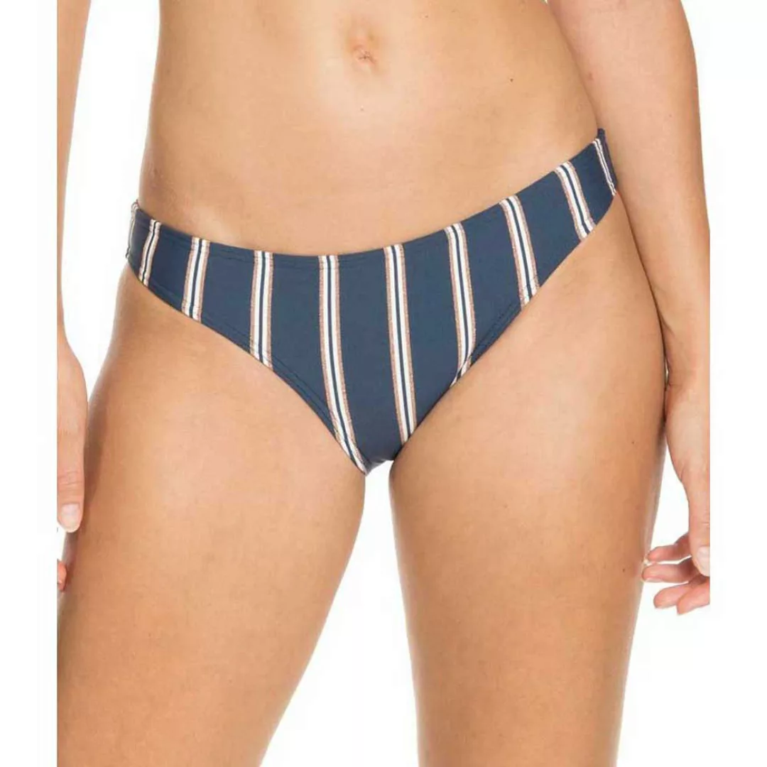 Roxy Moonlight Splash Regular Bikinihose XS Mood Indigo Will Stripes Lurex günstig online kaufen