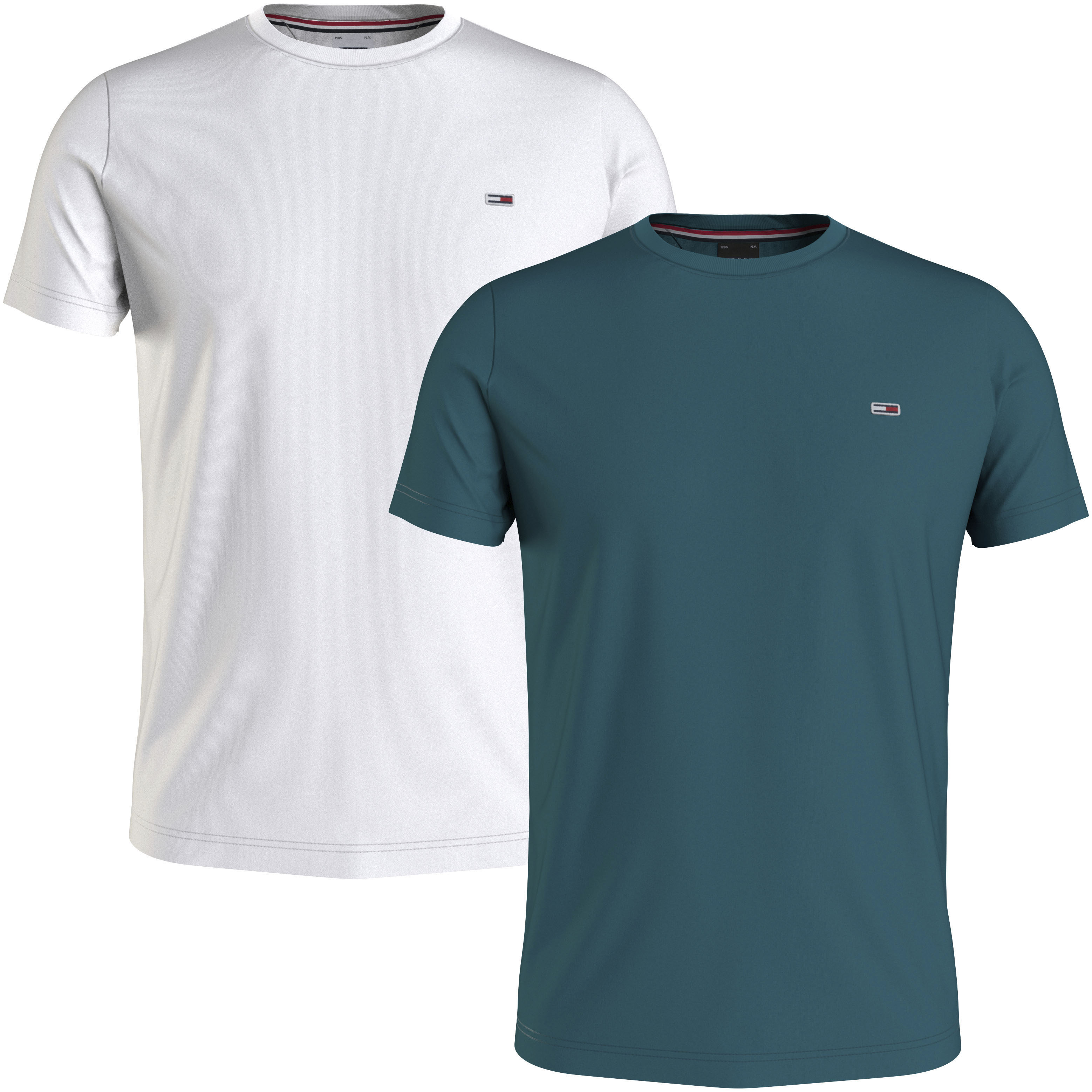 Tommy Jeans T-Shirt TJM 2PACK SLIM JERSEY TEE (Packung, 2-tlg., 2er-Pack) m günstig online kaufen