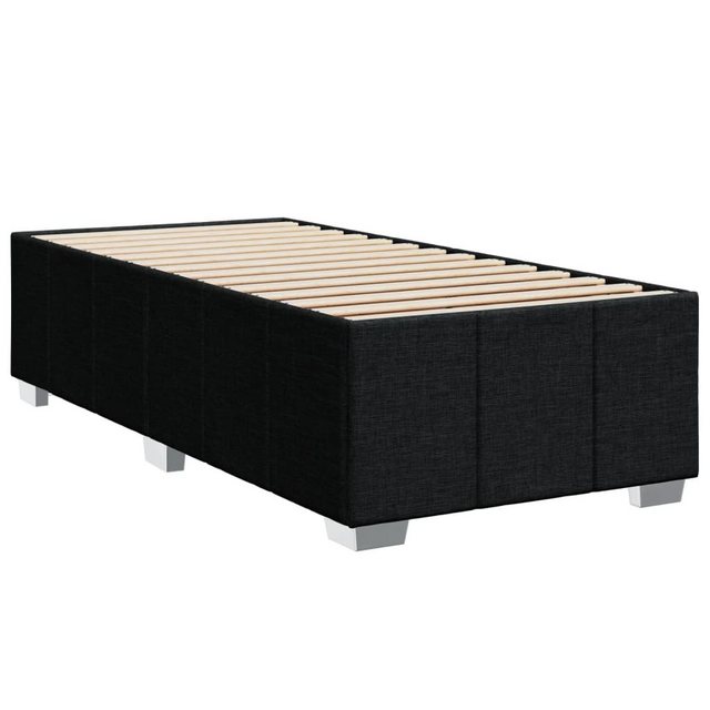 vidaXL Bett Bettgestell Schwarz 90x200 cm Stoff günstig online kaufen