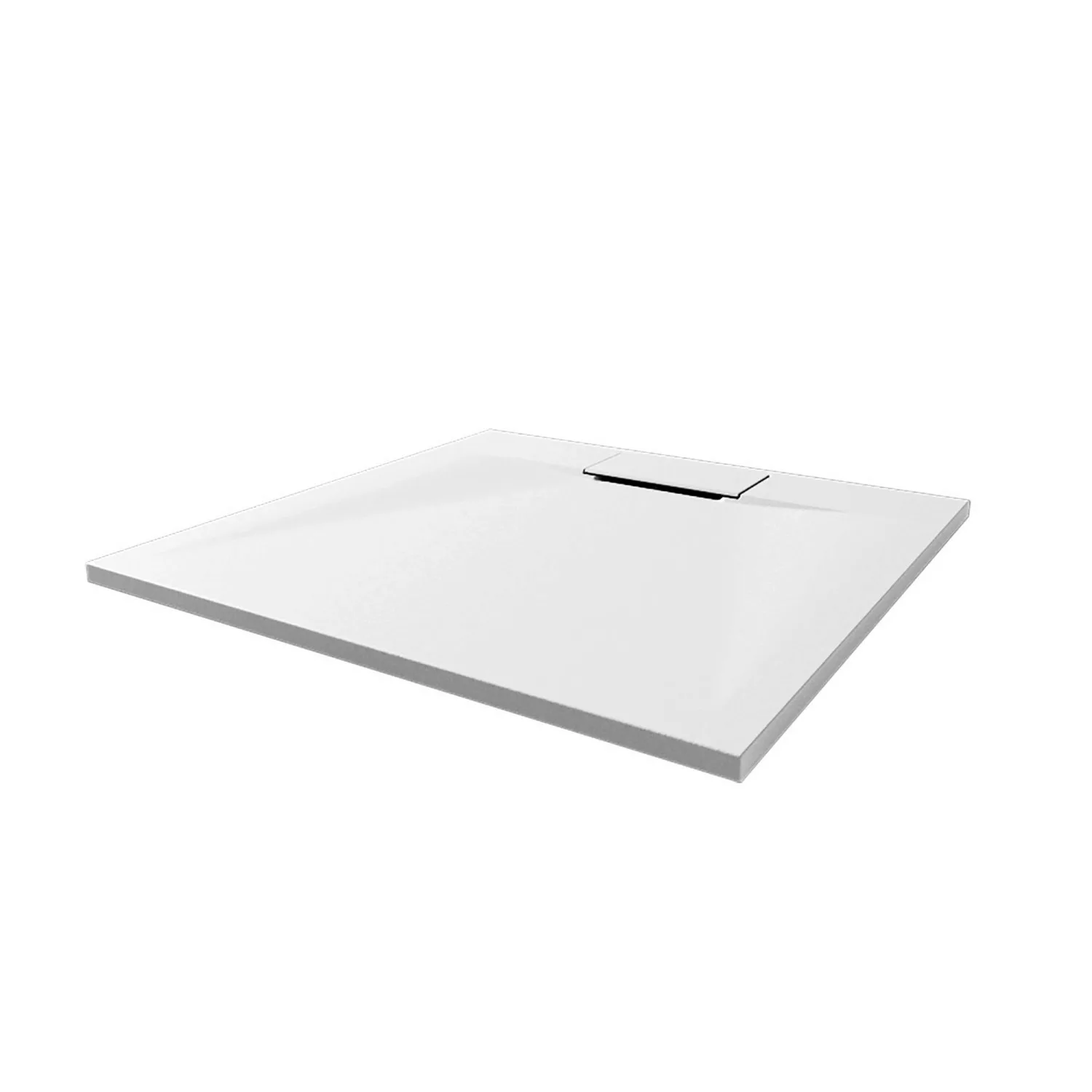 Breuer Duschwanne LiteLine Quadrat Mineralguss Weiß 60 cm x 80 cm x 80 cm günstig online kaufen