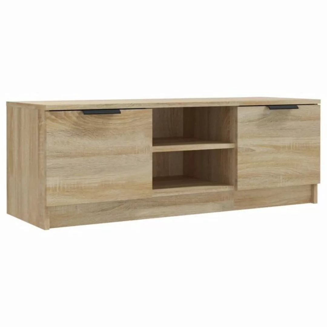 furnicato TV-Schrank Sonoma-Eiche 102x35x36,5 cm Holzwerkstoff (1-St) günstig online kaufen