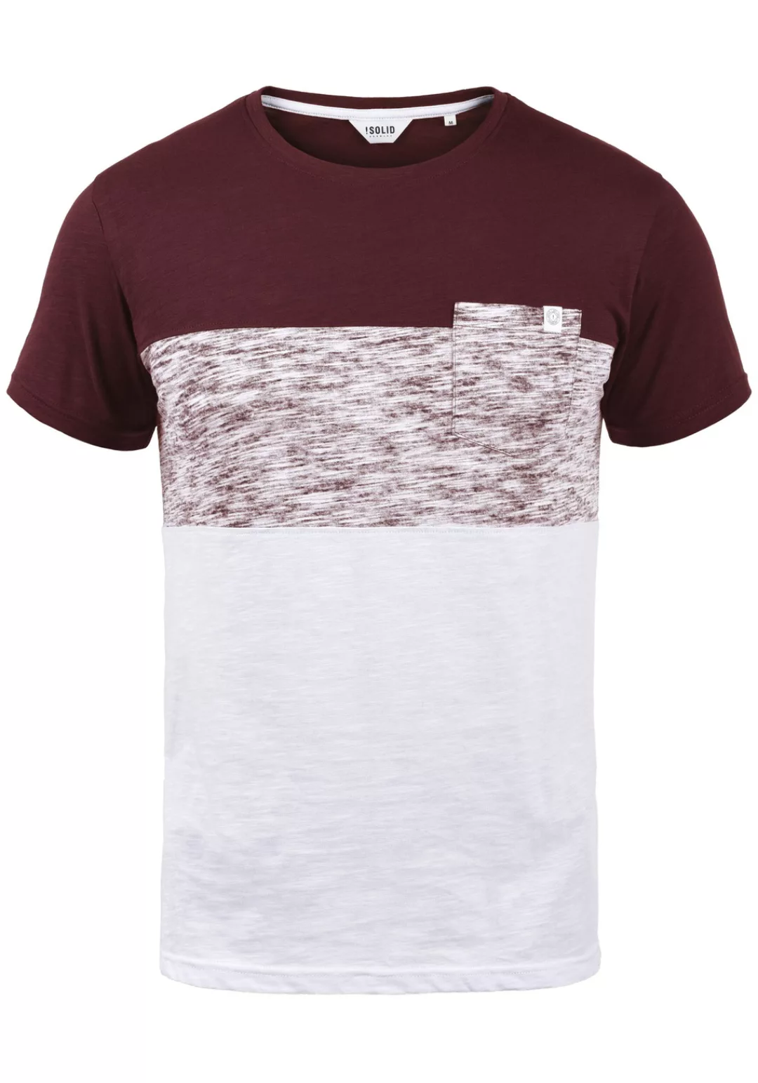 !Solid Rundhalsshirt SDSinor T-Shirt mit Color Block günstig online kaufen