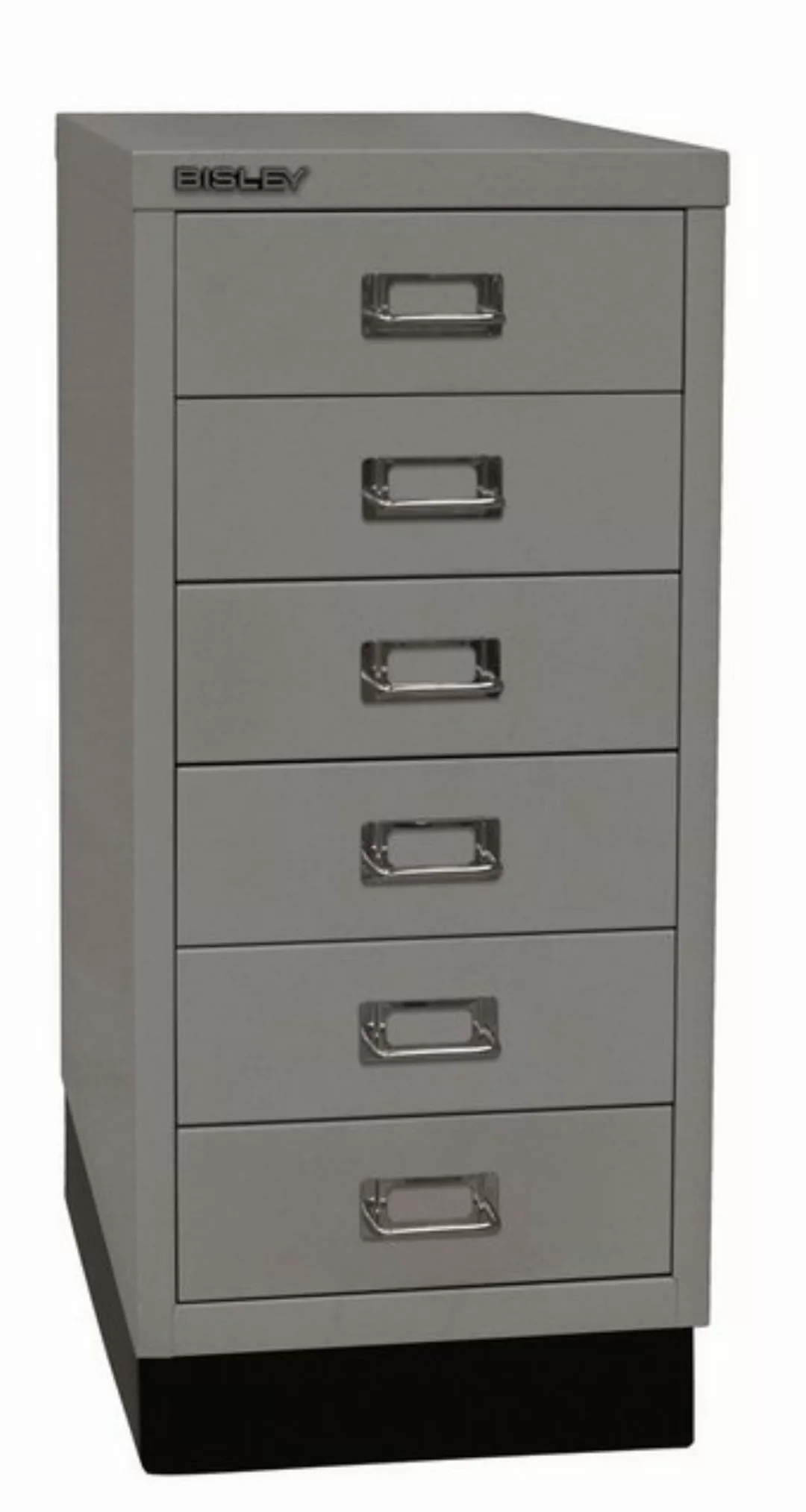 Bisley Aktenschrank MultiDrawer Schubladenschrank in Silber - Maße: H 67 x günstig online kaufen