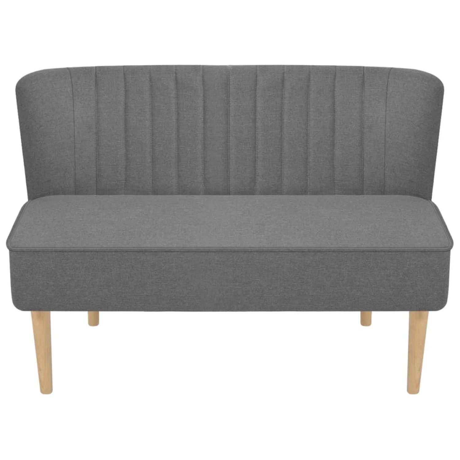 vidaXL Sofa Sofa Stoff 117 x 55,5 x 77 cm Hellgrau günstig online kaufen