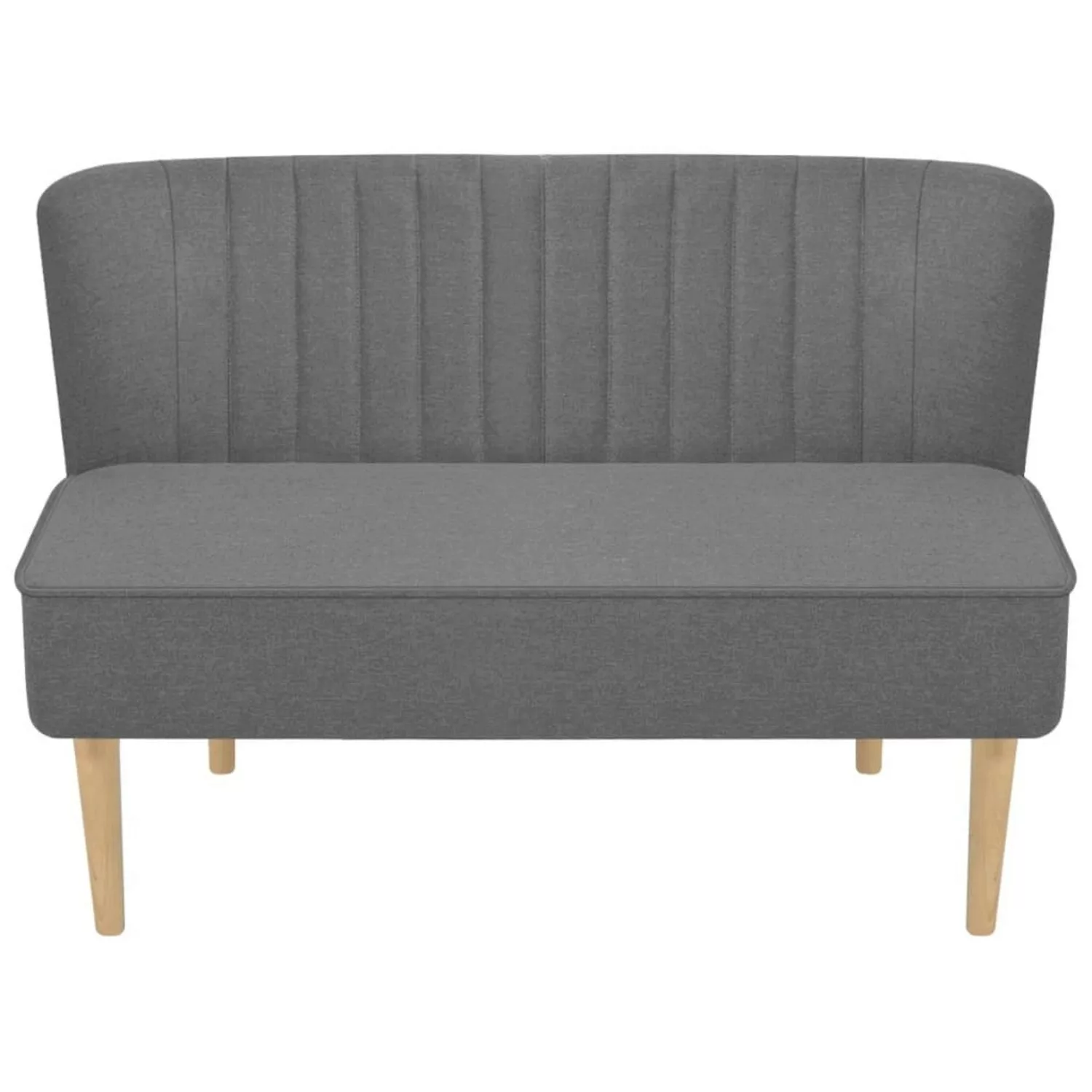 vidaXL Sofa Sofa Stoff 117 x 55,5 x 77 cm Hellgrau günstig online kaufen