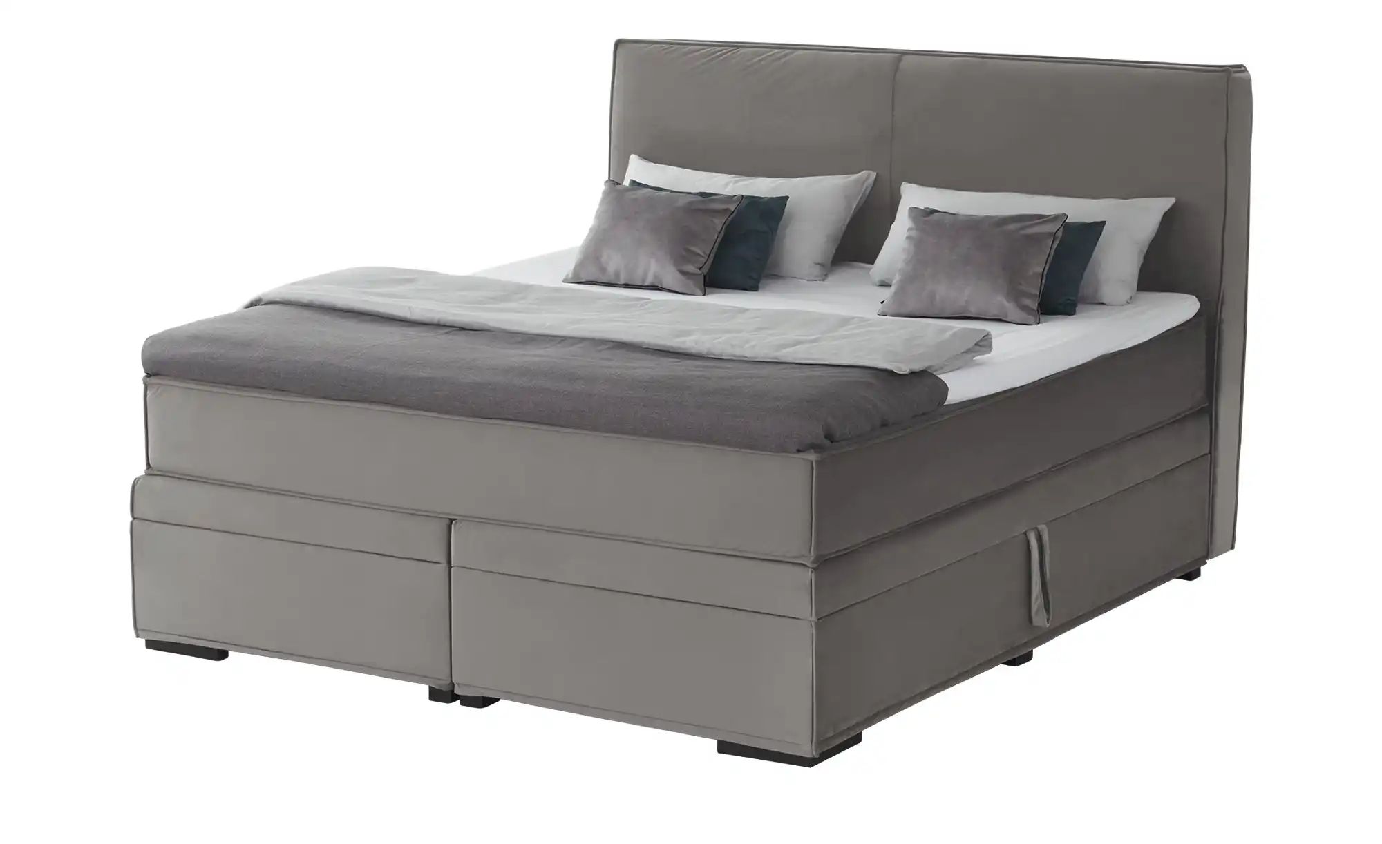 Boxi Boxspringbett mit Bettkasten Boxi Urban ¦ grau ¦ Maße (cm): B: 160 H: günstig online kaufen