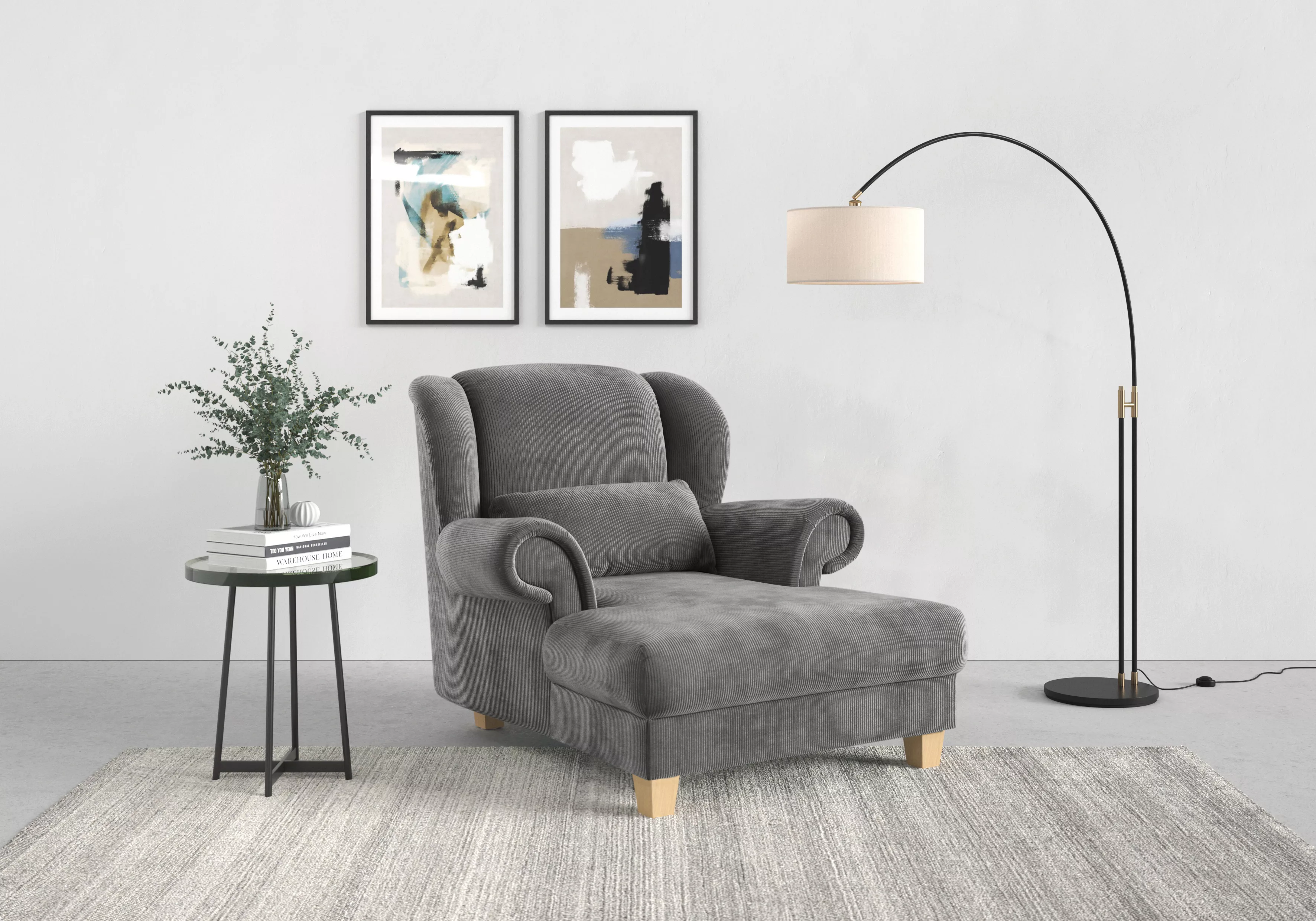 Home affaire Loveseat "Loveseat Queenie", (1 St.), mit softem, weichem Sitz günstig online kaufen