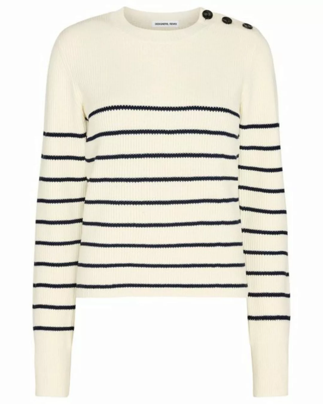 Designers Remix Strickpullover Damen Pullover MANDY MARITIME SWEATER (1-tlg günstig online kaufen