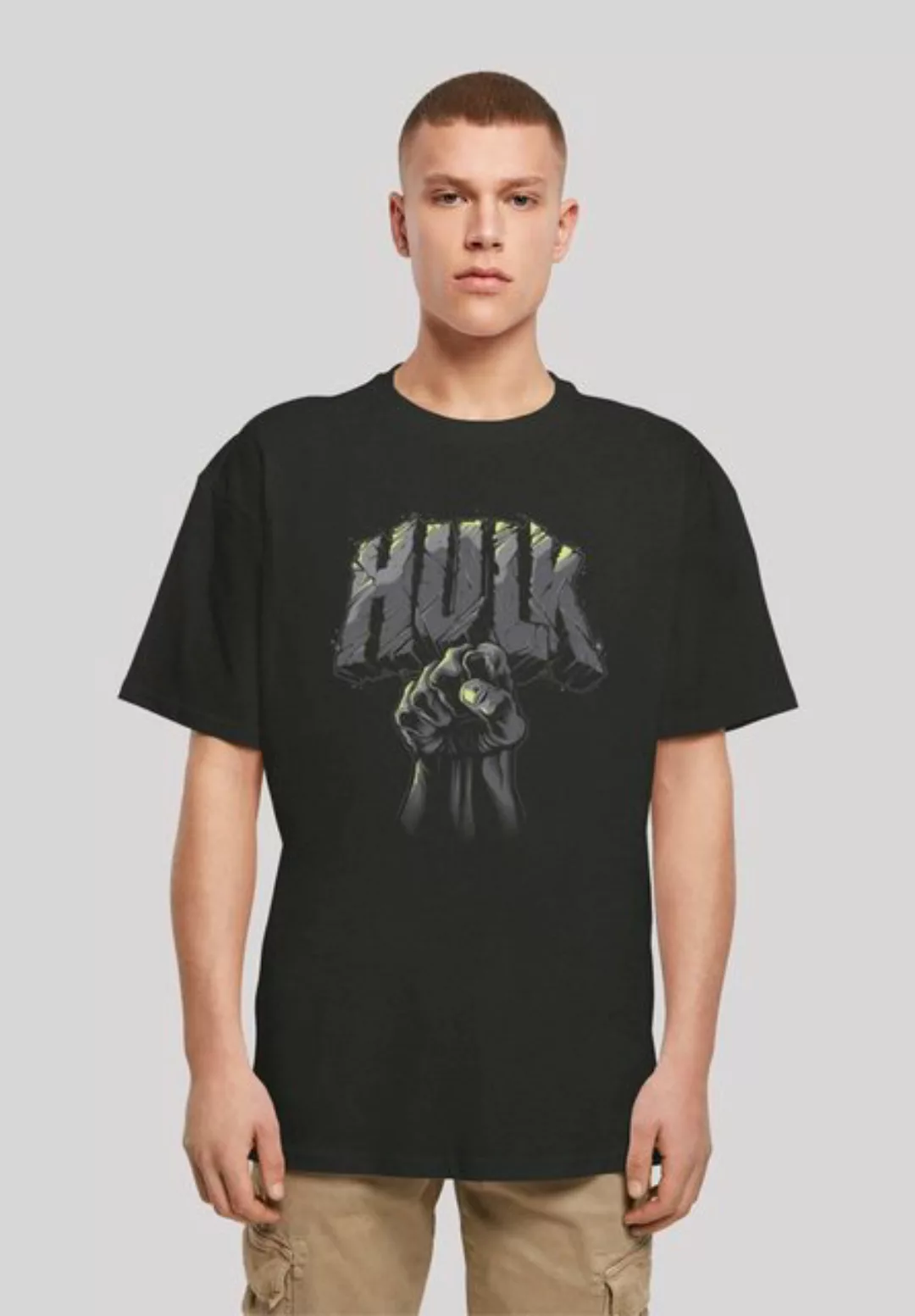 F4NT4STIC T-Shirt Marvel Hulk Punch Logo Print günstig online kaufen