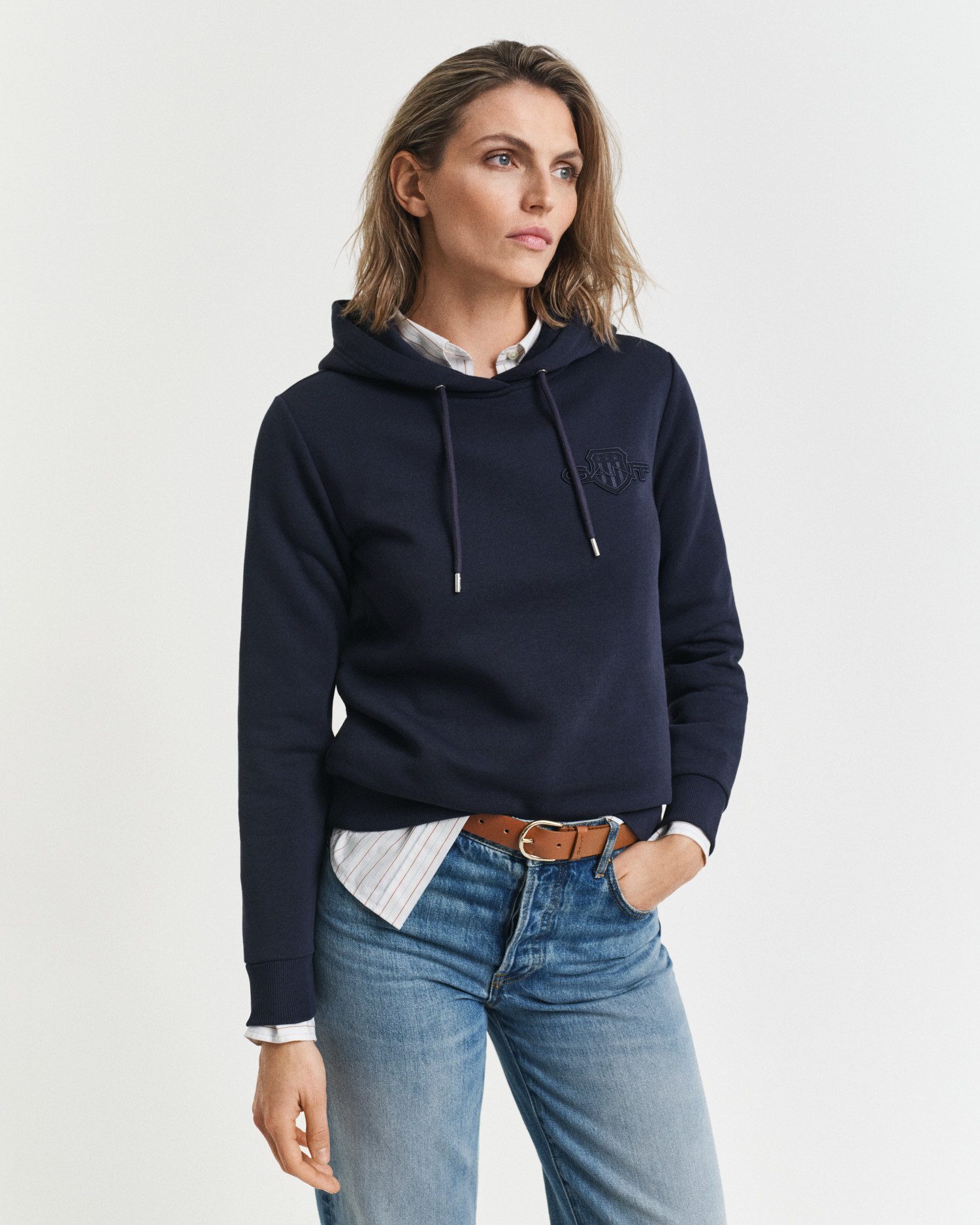 Gant Hoodie REG TONAL SHIELD HOODIE günstig online kaufen