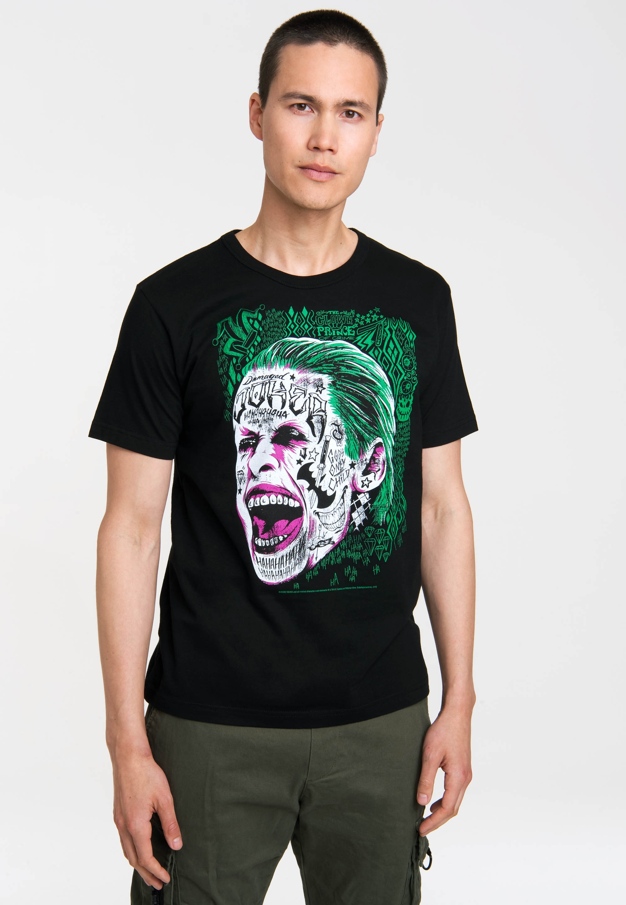 LOGOSHIRT T-Shirt "Suicide Squad-Joker", mit hochwertigem Print günstig online kaufen