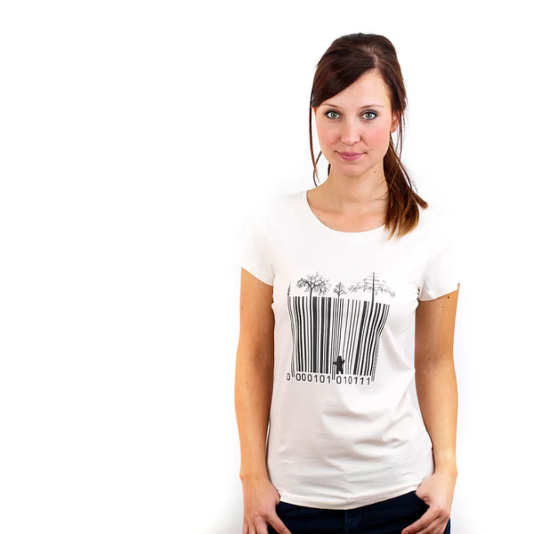 Barcode Cage - Frauenshirt Aus Biobaumwolle günstig online kaufen