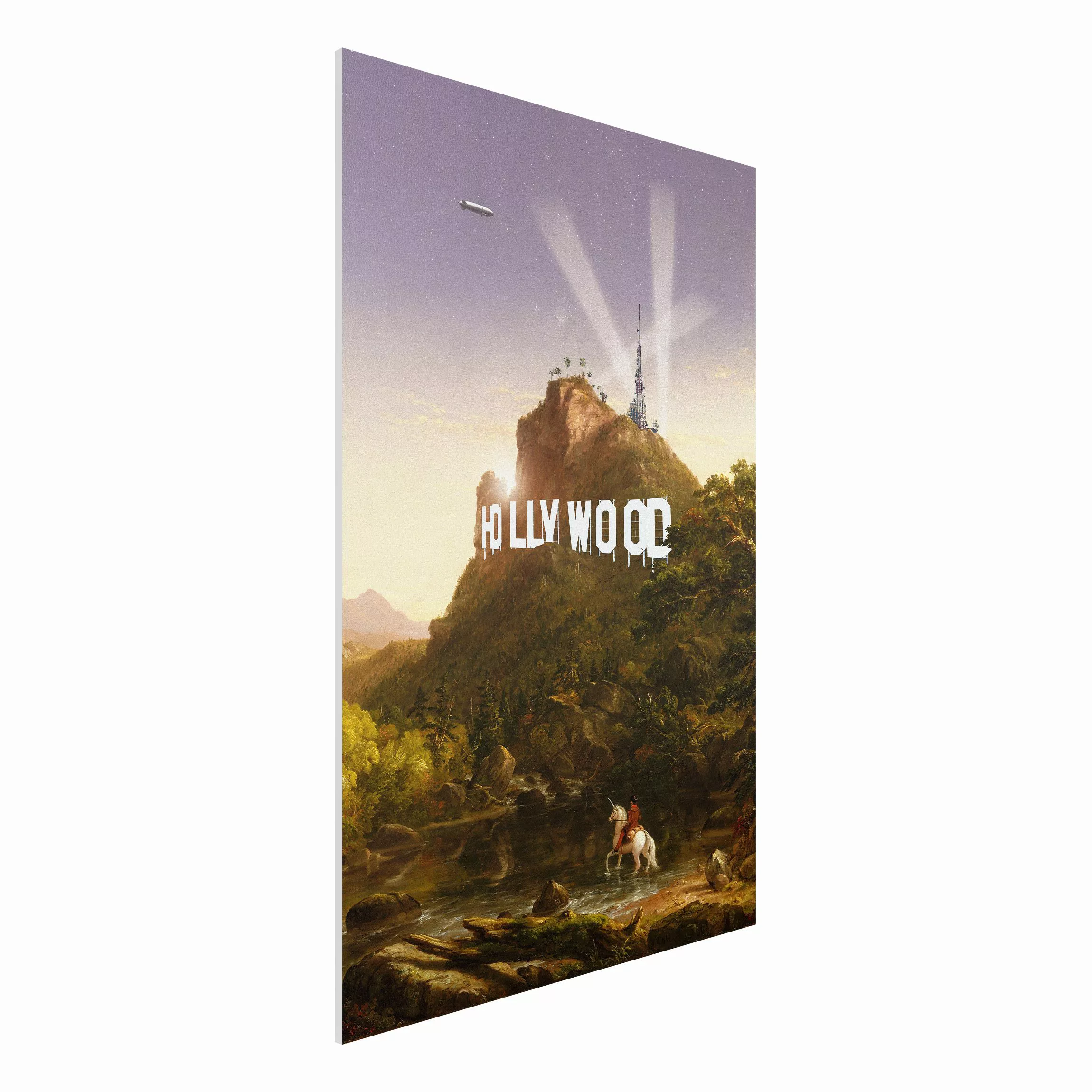 Forexbild Natur & Landschaft - Hochformat Gemälde Hollywood günstig online kaufen