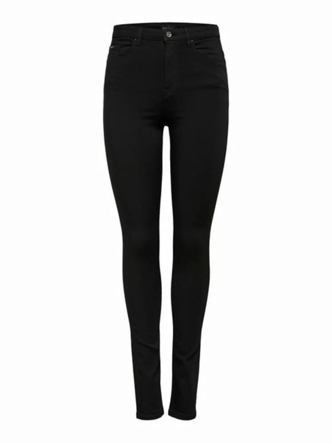 Only Forever Black Life High Waist Skinny Jeans S Black Denim günstig online kaufen