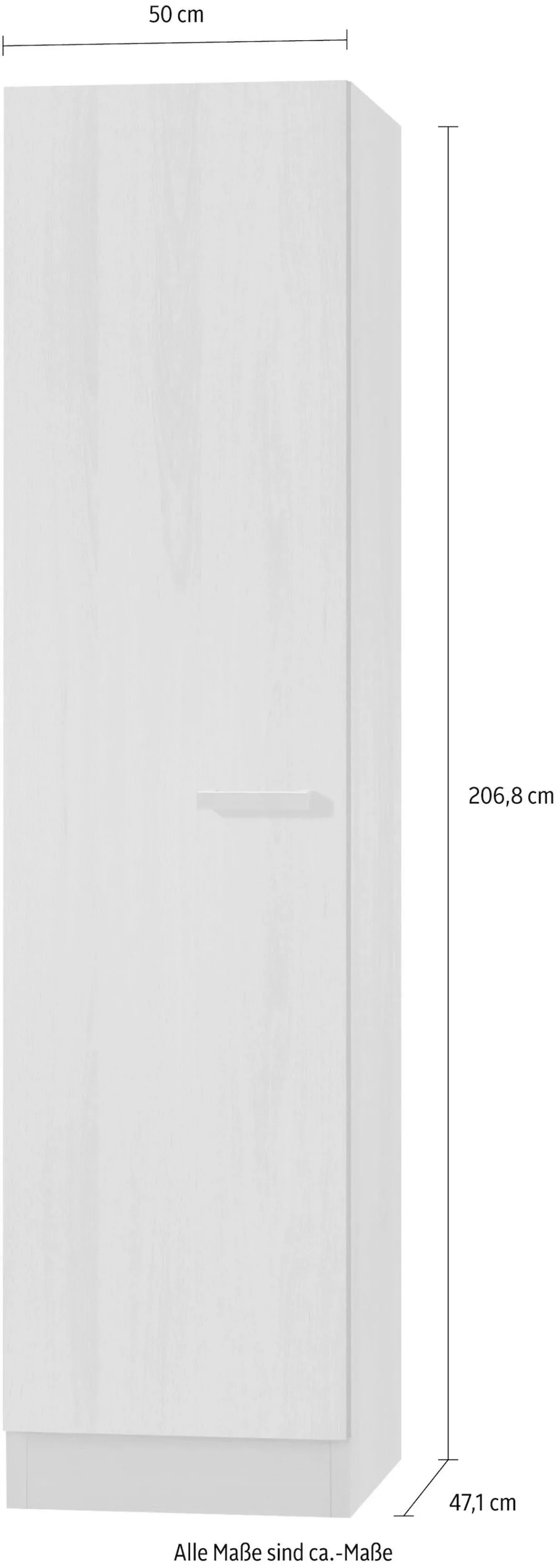 OPTIFIT Hochschrank »Odense 50«, 50 cm breit, 47 cm tief, 207 cm hoch, für günstig online kaufen