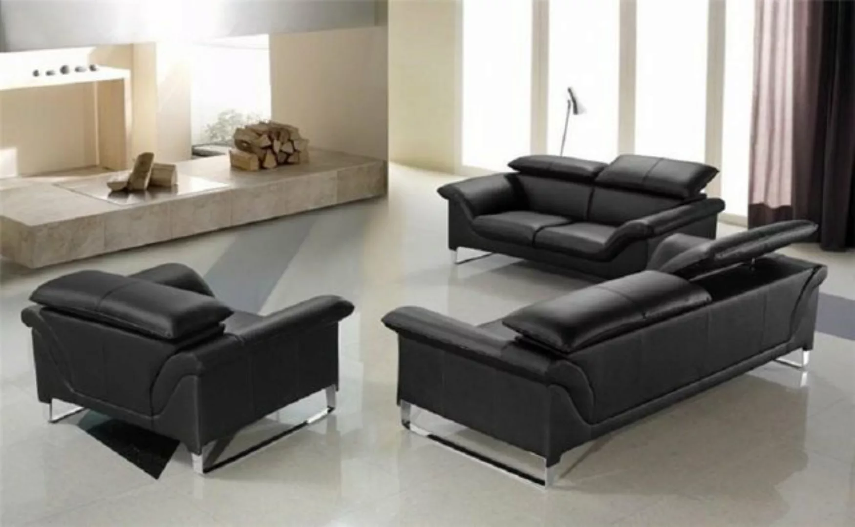 JVmoebel Sofa Sofas Moderne Couchen Polster Leder 32 Sitzer Sofagarnitur Se günstig online kaufen