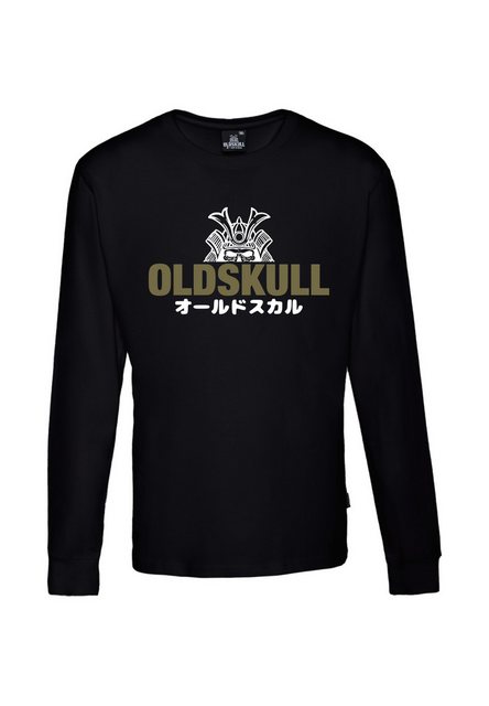 Oldskull Langarmshirt Basic Classic Samurai Logo günstig online kaufen