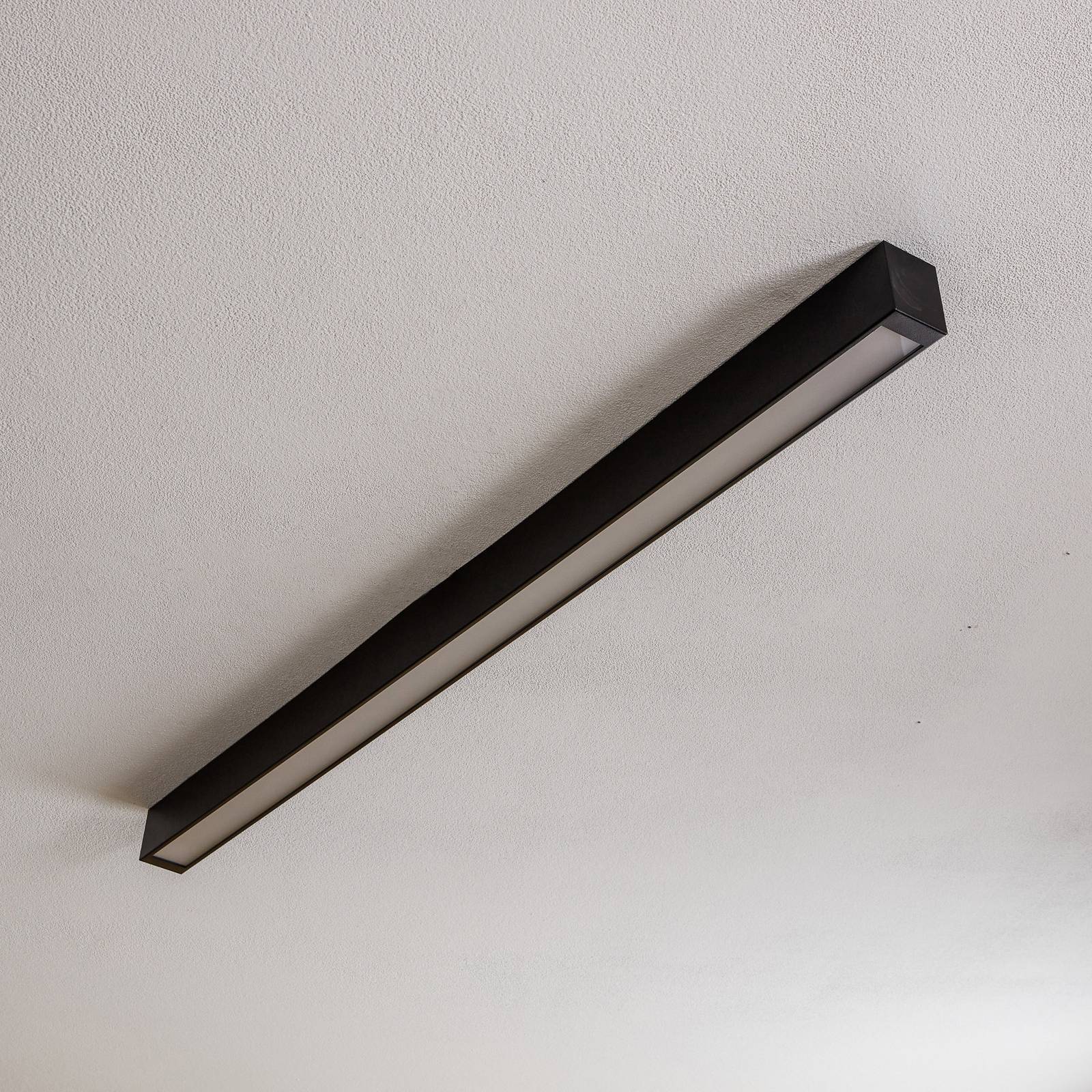 Deckenlampe Straight schwarz 122 cm günstig online kaufen
