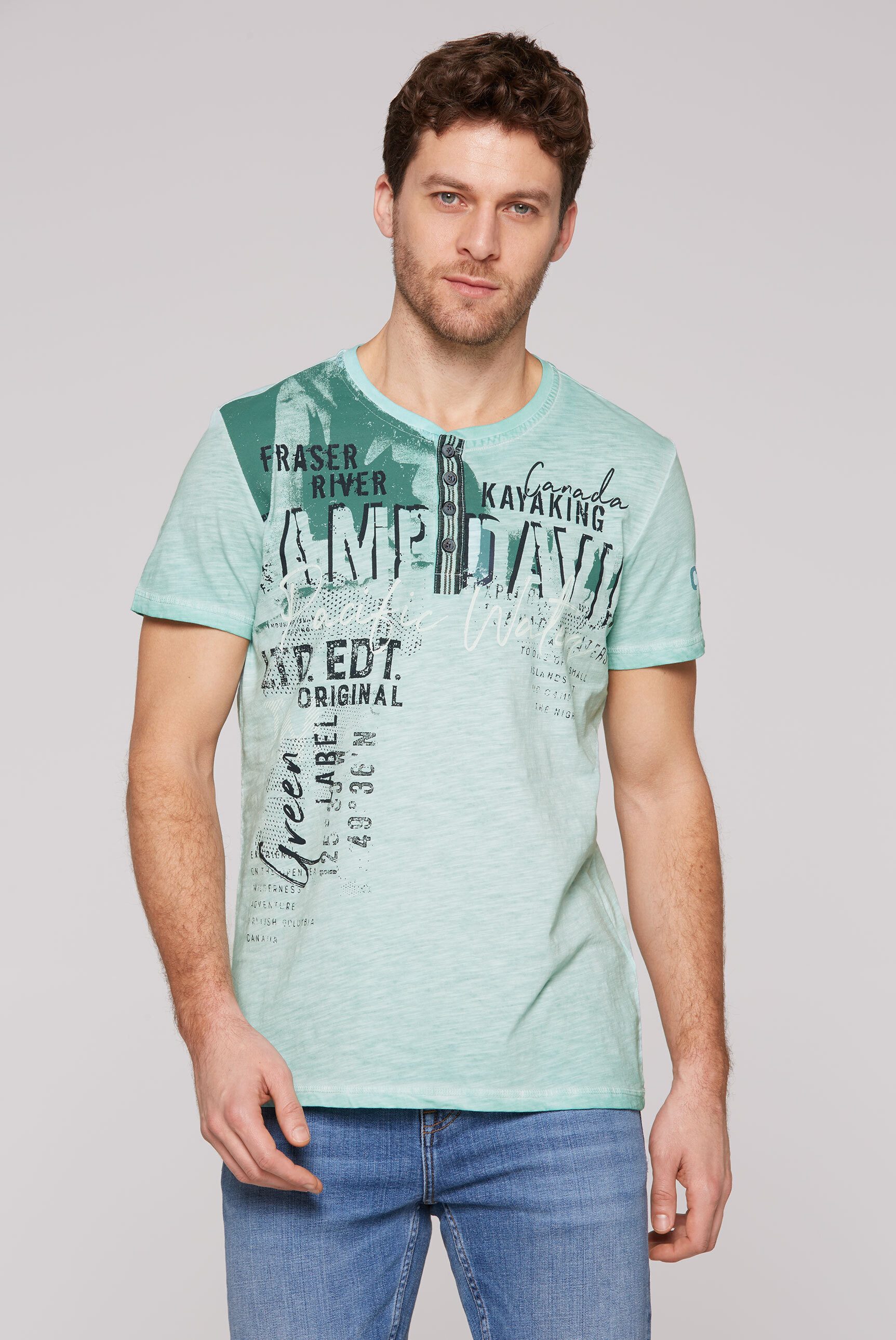 CAMP DAVID Rundhalsshirt, aus Baumwolle günstig online kaufen