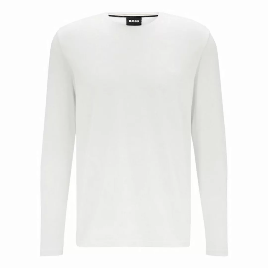BOSS Langarmshirt Mix&Match LS-Shirt R mit gesticktem Logo auf der Brust günstig online kaufen