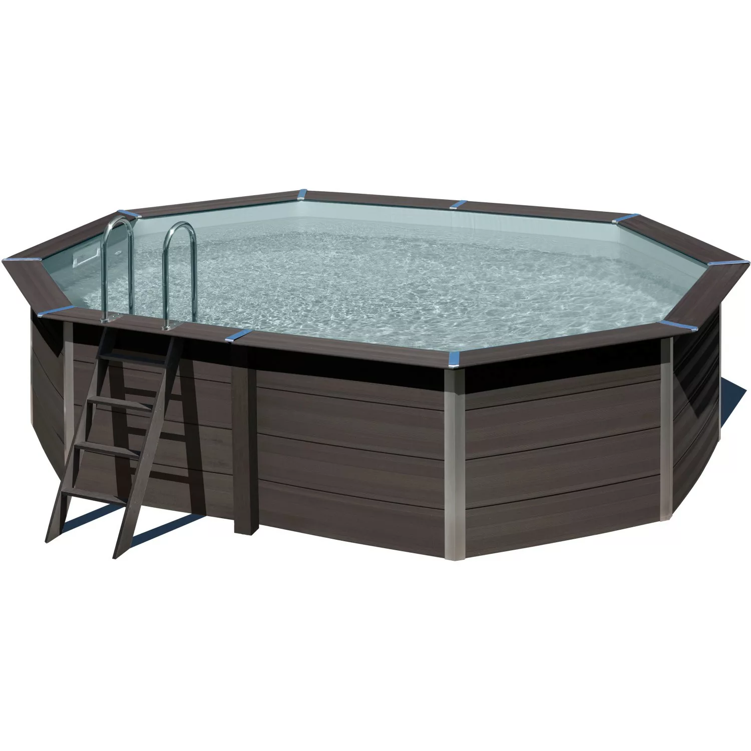 Gre Composite Pool Avantgarde Oval 524 cm x 386 cm x 124 cm m. Beleuchtung günstig online kaufen