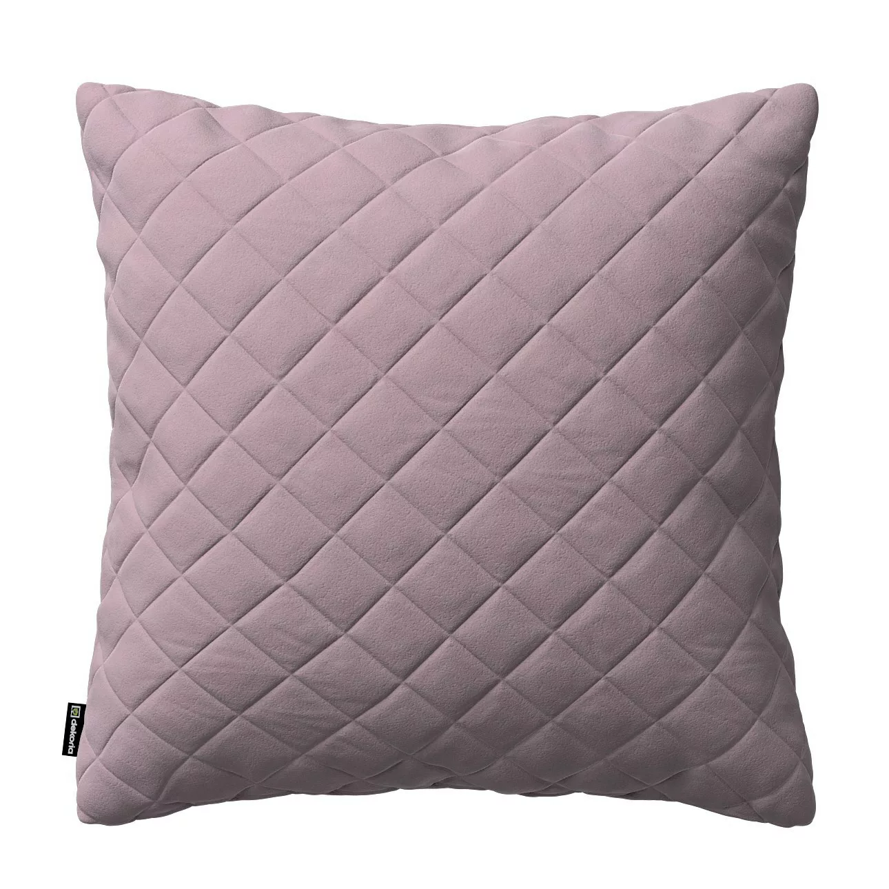 Kissenhülle Kinga gesteppt 43x43cm, rosa, 43 x 43 cm, Velvet (704-14) günstig online kaufen