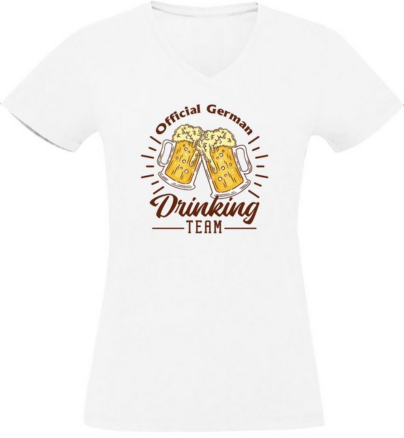 MyDesign24 T-Shirt Damen Oktoberfest T-Shirt - Official German Drinking Tea günstig online kaufen