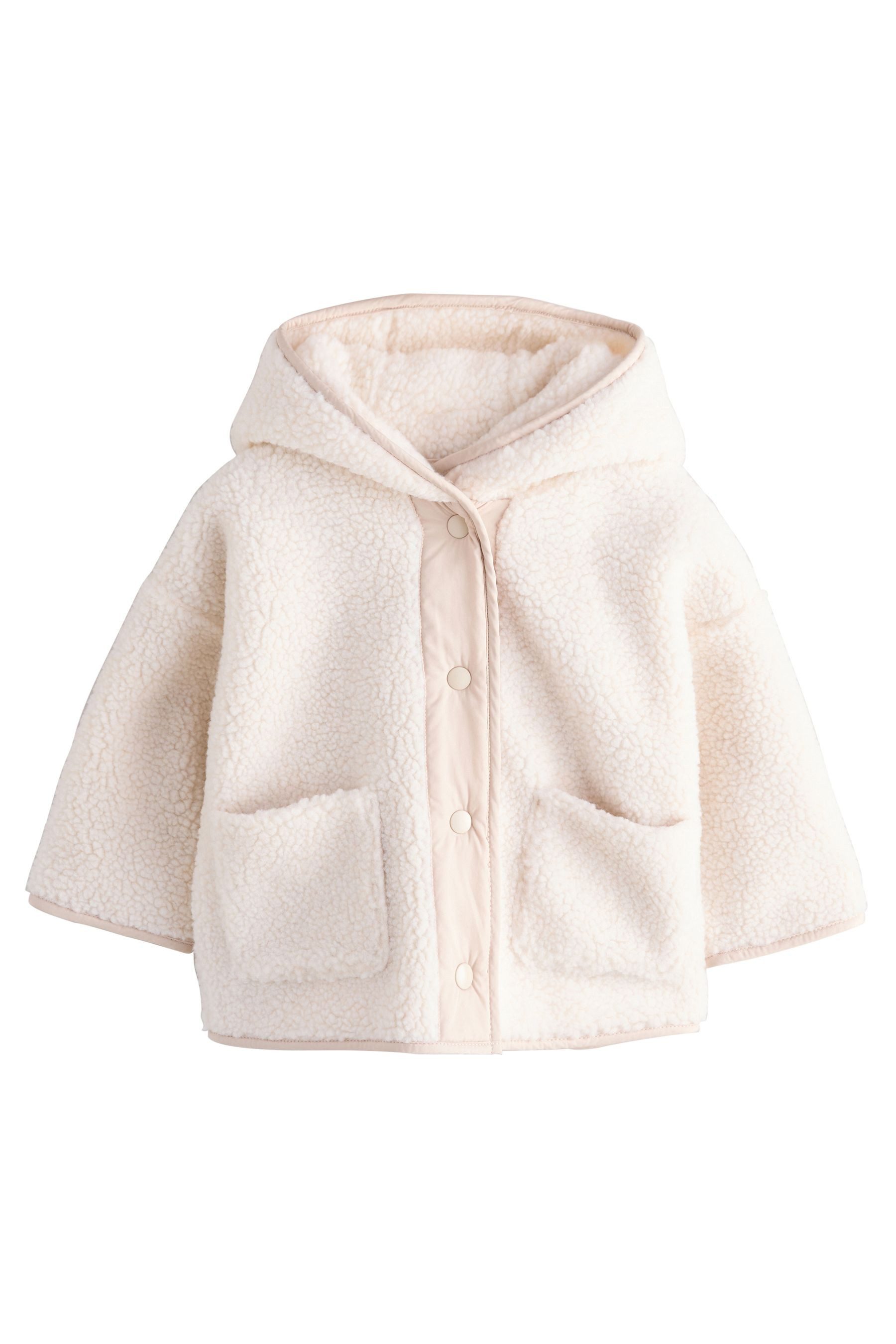 Next Fleecejacke Fleece mit Druckknopfverschluss (1-St) günstig online kaufen