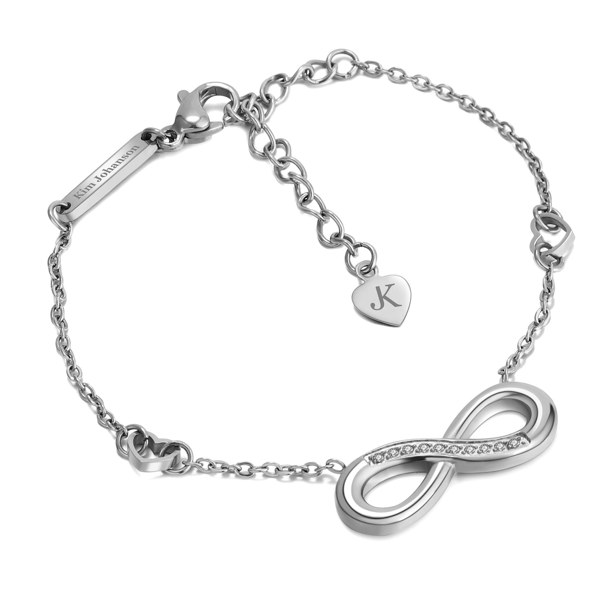 Kim Johanson Armband Infinity aus Edelstahl günstig online kaufen