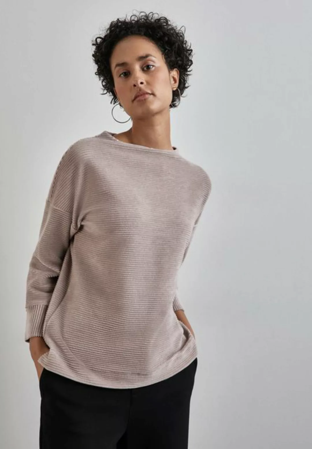 STREET ONE Langarmshirt, mit Turtleneck günstig online kaufen