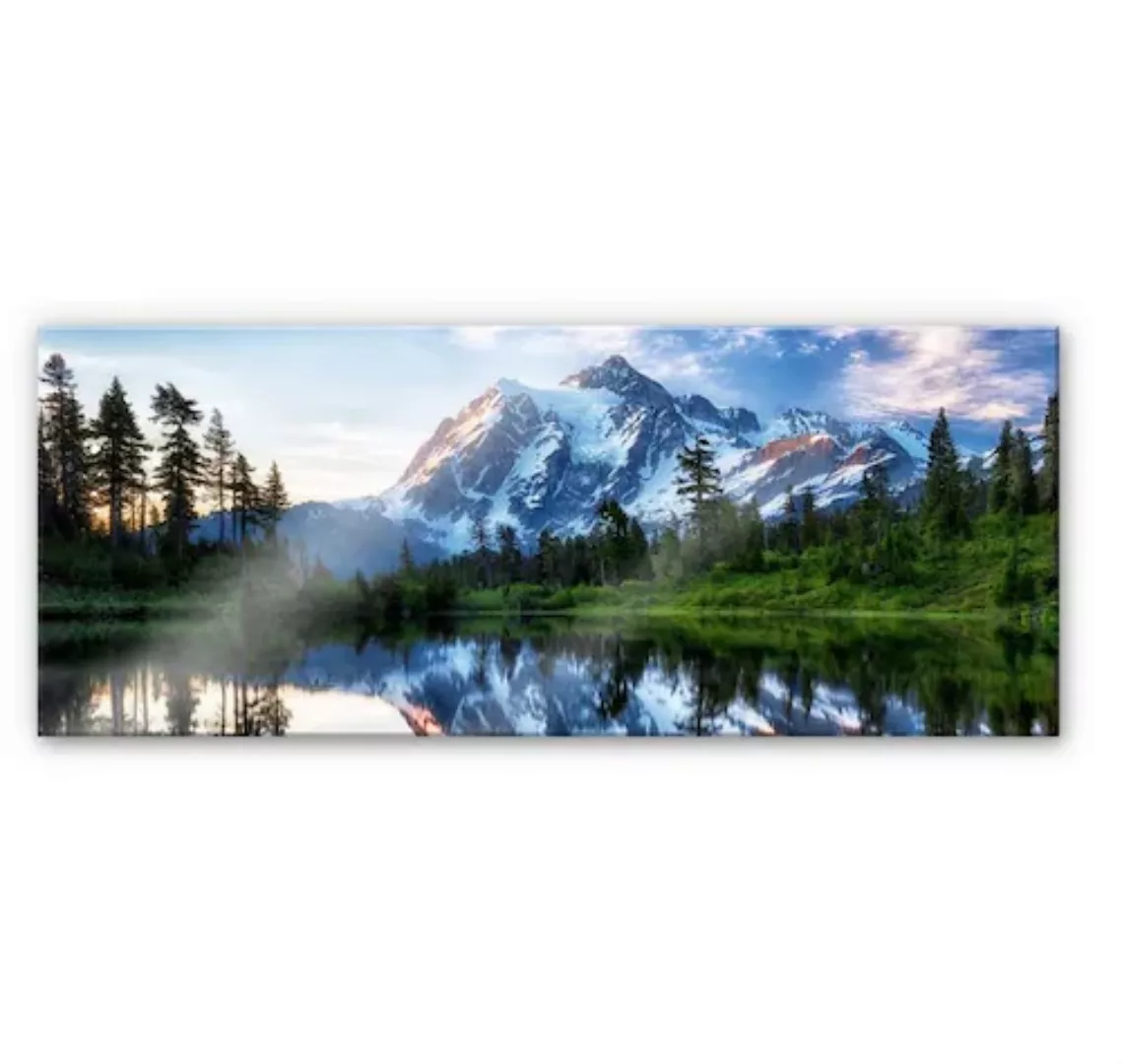 Wall-Art Küchenrückwand "Spritzschutz Natur Berge Wilderness", (1 tlg.), He günstig online kaufen