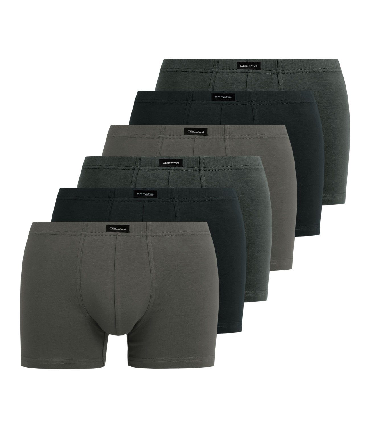 CECEBA Trunk Boxershorts (6-St) mit doppeltem günstig online kaufen