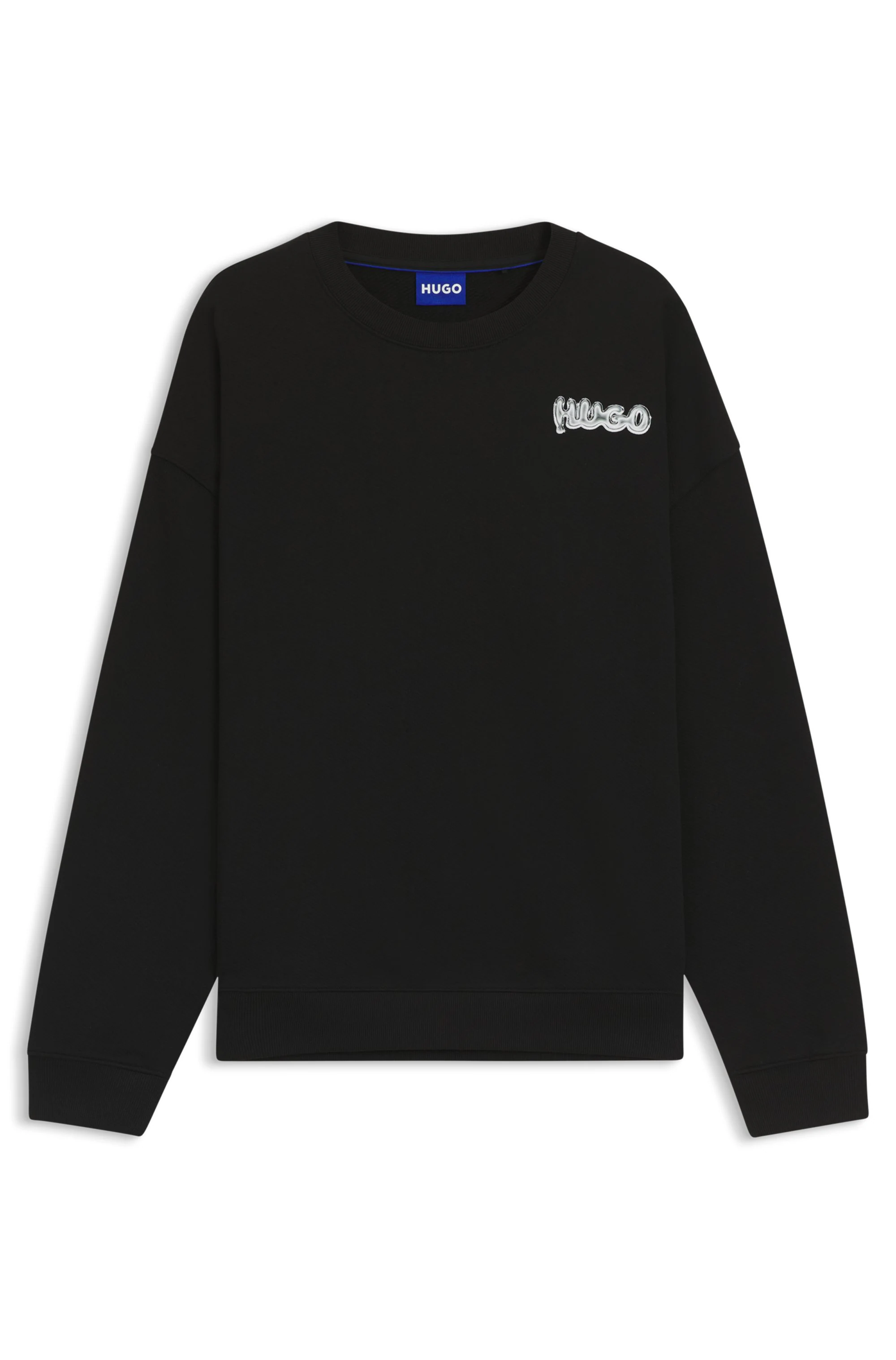 HUGO Blue Sweatshirt "Nyrocrew", Rundhalsausschnitt, Loose fit, Druck in Ch günstig online kaufen
