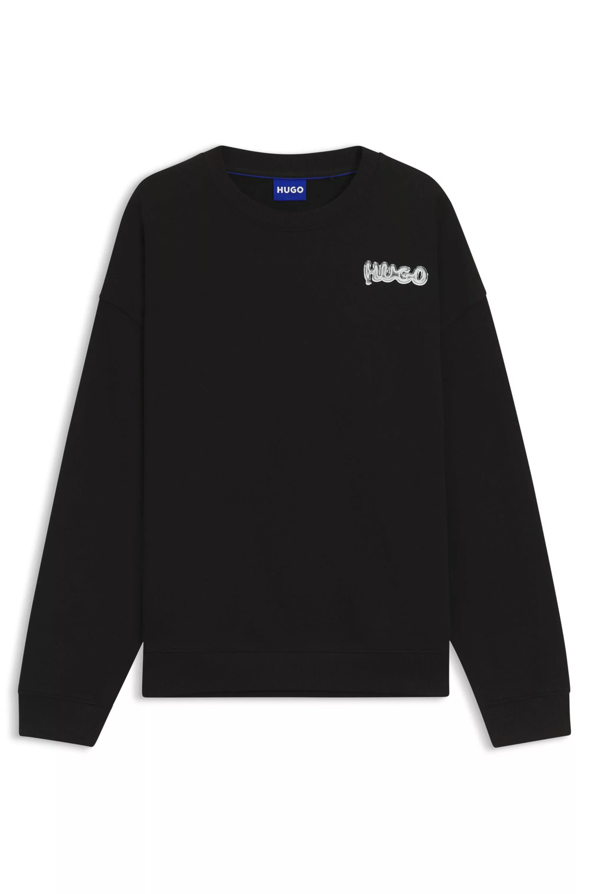 HUGO Blue Sweatshirt "Nyrocrew", Rundhalsausschnitt, Loose fit, Druck in Ch günstig online kaufen