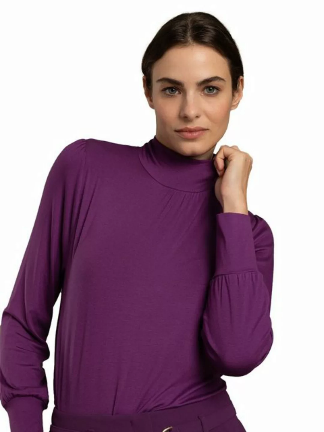 Turtleneck-Shirt, ecru/pink/lila/gelb, Winter-Kollektion günstig online kaufen