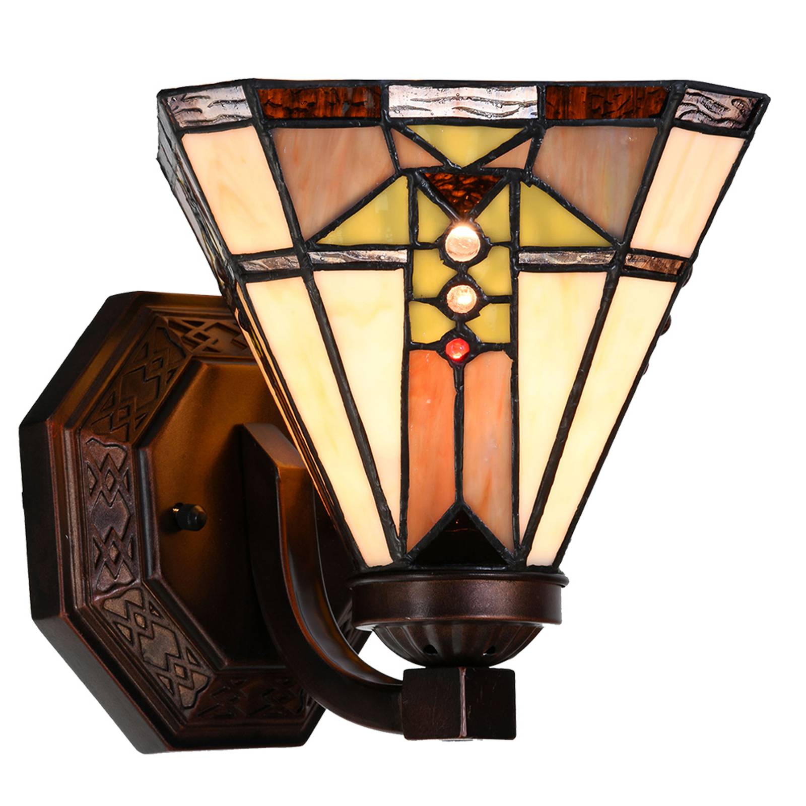 Wandlampe 5LL-6100 im Tiffany-Look günstig online kaufen