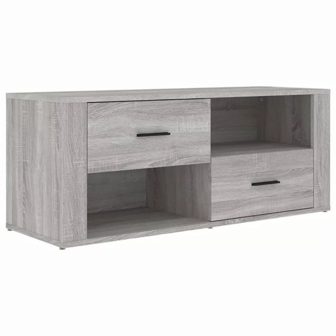 furnicato TV-Schrank Grau Sonoma 100x35x40 cm Holzwerkstoff günstig online kaufen