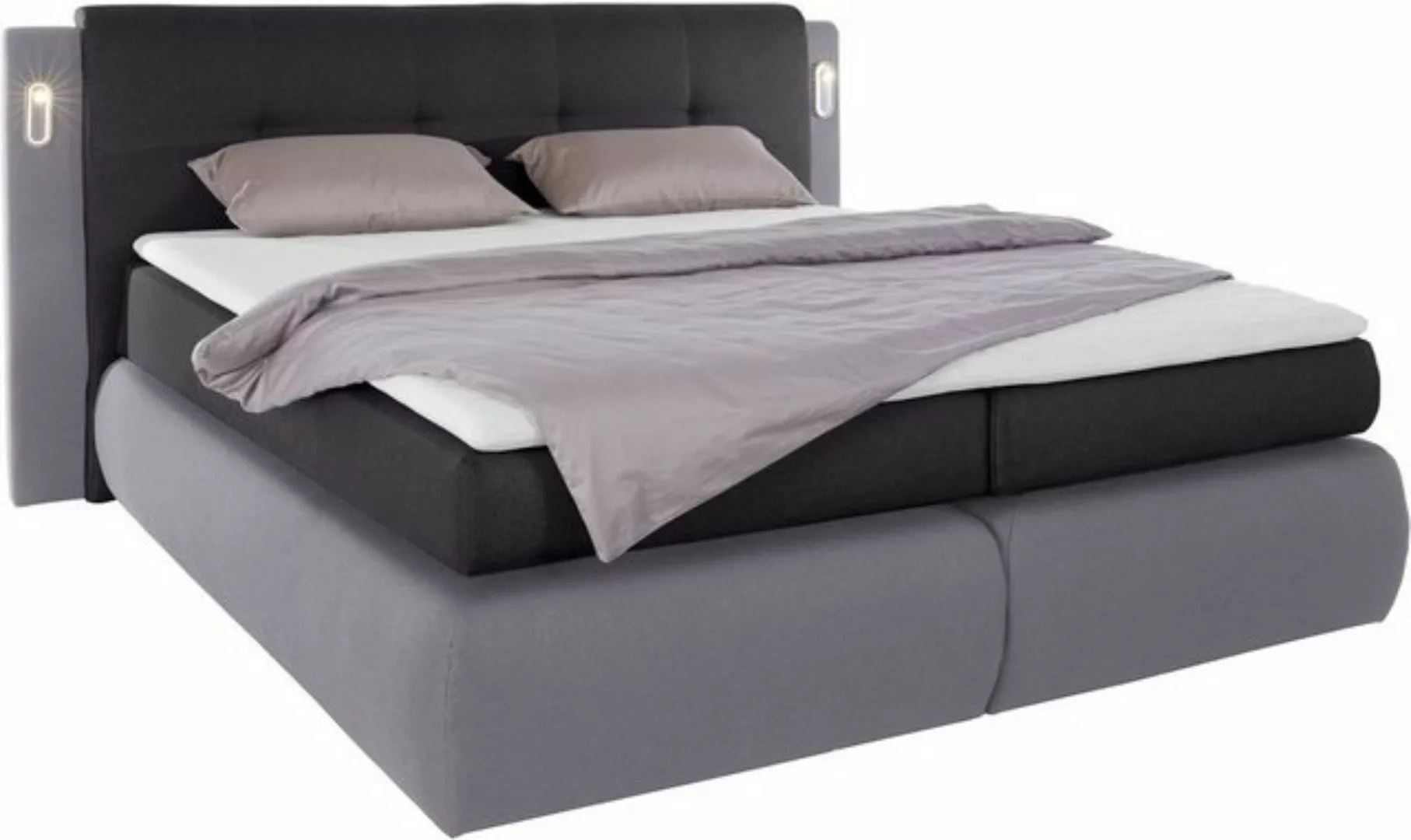 COLLECTION AB Boxspringbett Borna, inklusive Bettkasten, LED-Beleuchtung un günstig online kaufen