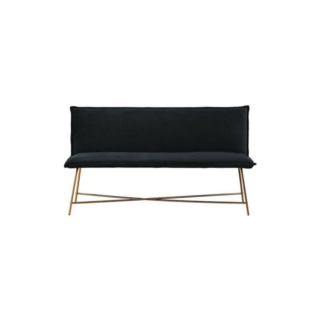 ebuy24 Sofa Pippi Sofa 3 Personen velour schwarz., 1 Teile günstig online kaufen