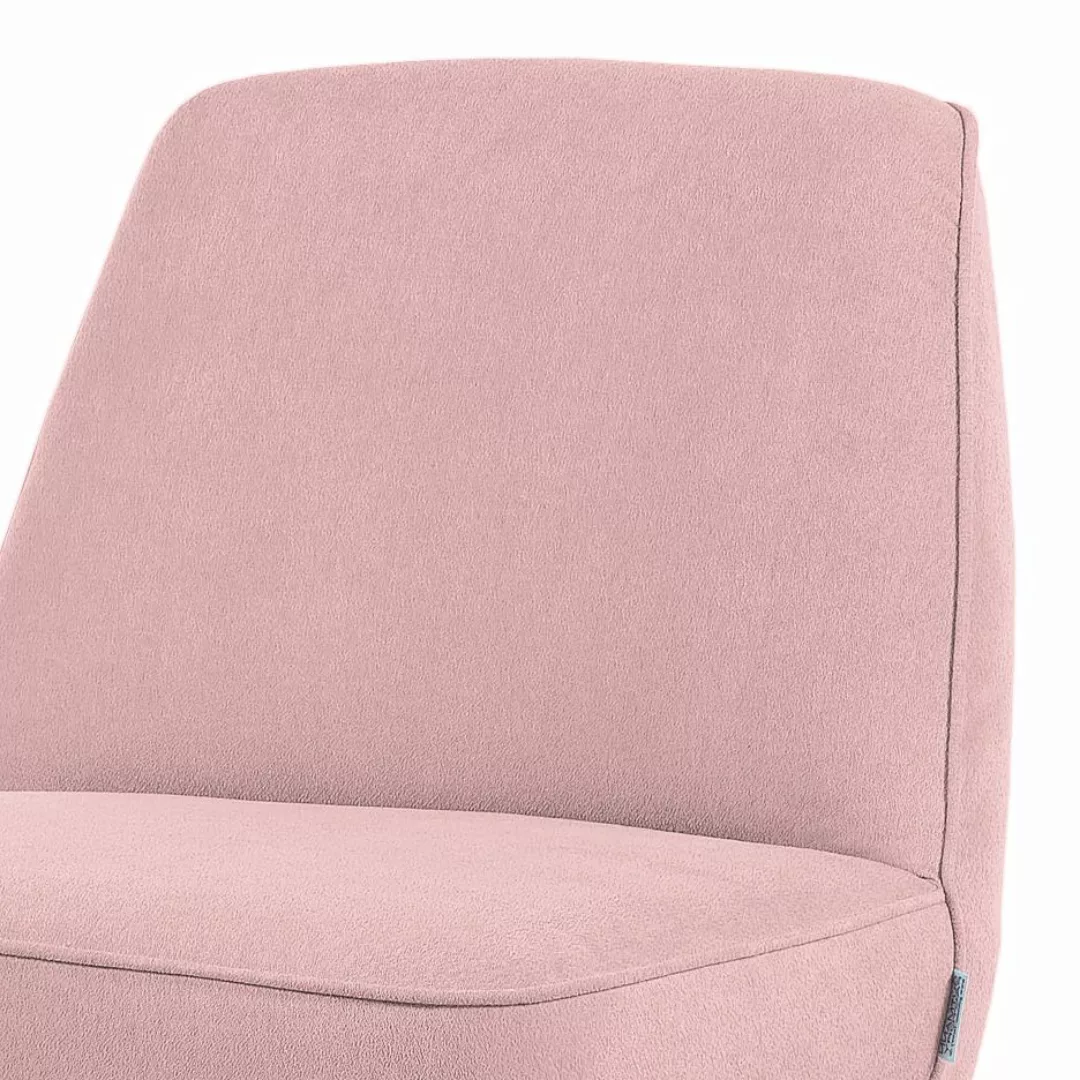 home24 Mørteens Sessel Lardy Mauve Flachgewebe 70x80x75 cm (BxHxT) günstig online kaufen