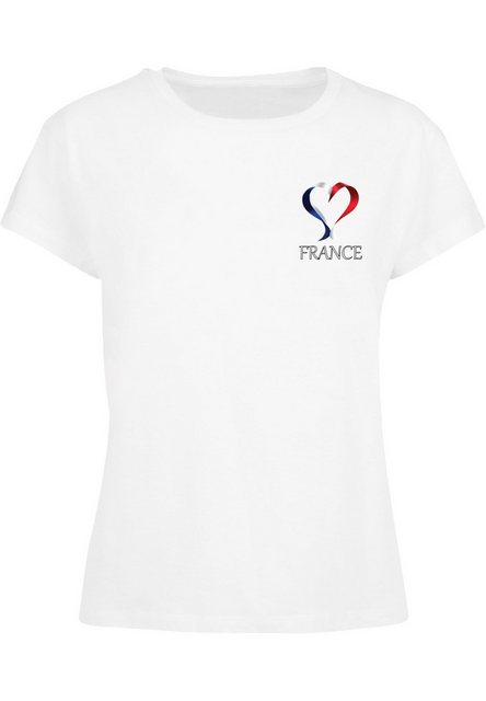 Merchcode T-Shirt Merchcode Ladies Merchcode Football - France T-shirt (1-t günstig online kaufen