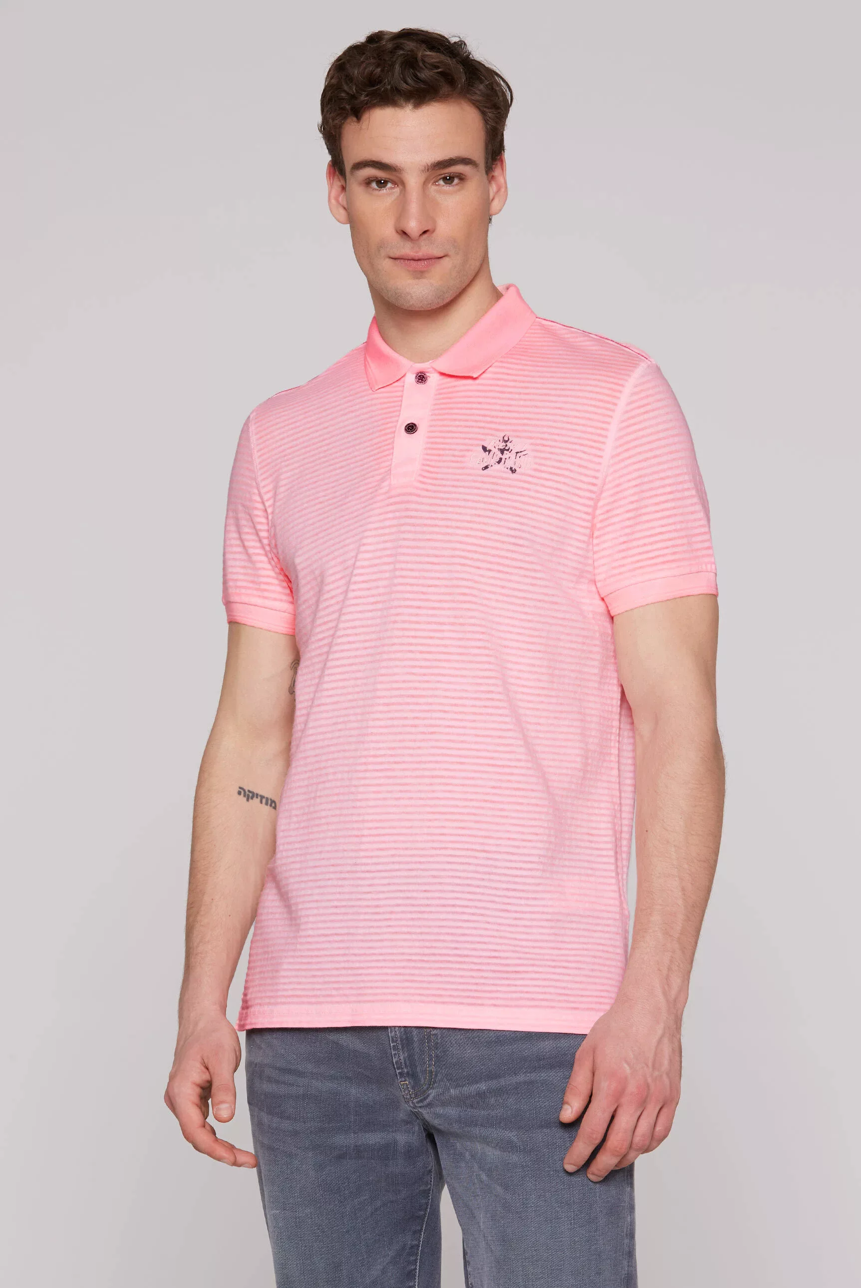 CAMP DAVID Poloshirt, mit großem Rücken-Print günstig online kaufen