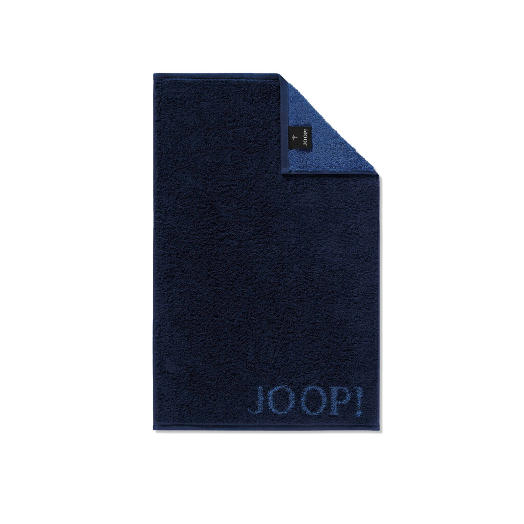 JOOP! Gästetuch Classic Frottierkollektion - 30x50 cm, Walkfrottier Blau günstig online kaufen