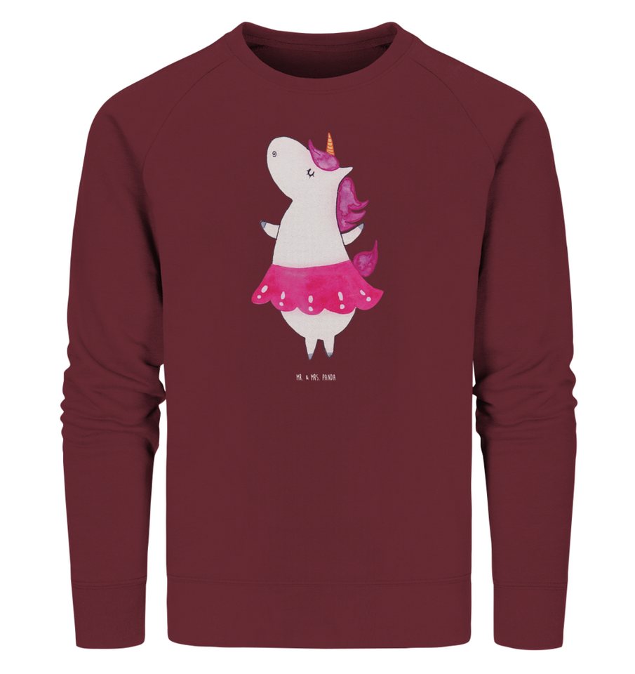 Mr. & Mrs. Panda Longpullover Größe XL Einhorn Ballerina - Burgundy - Gesch günstig online kaufen